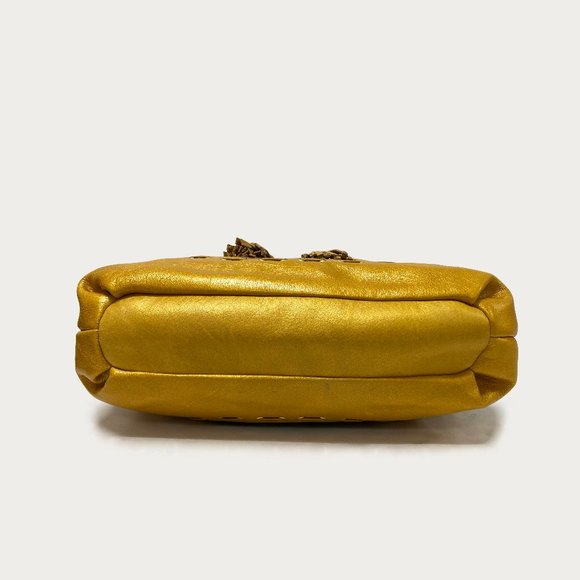 Fiore by Isabella Fiore Gold Corduroy Bag - Picture 8 of 11